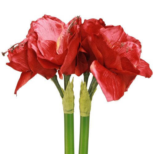 Produkt Sztuczny Amarylis Sztuczne Kwiaty Czerwone Ø18cm D68cm 2szt