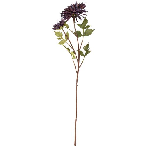 Produkt Sztuczna chryzantema 2 kwiaty fioletowe Ø5/11cm dł.70cm