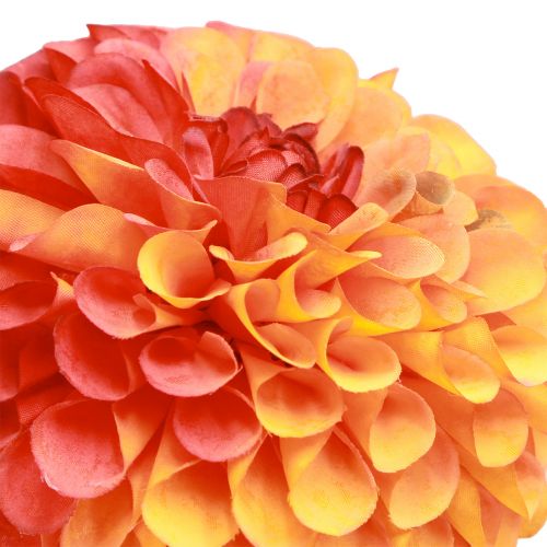 Produkt Sztuczna Dalia Kwiaty Dekoracyjne Pomarańczowy Czerwony Ø10 L80cm 2szt