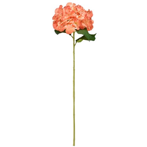 Produkt Sztuczna hortensja Gigant dekoracyjny kwiat łosoś Ø23cm dł. 84cm