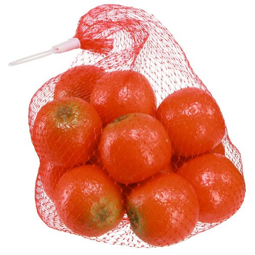 Produkt Sztuczne mandarynki w siatce dekoracyjnej owoców Ø5cm 12 szt