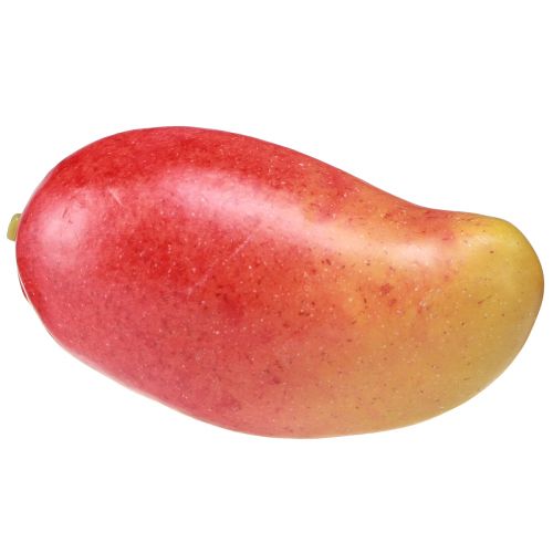 Floristik24 Sztuczny mango czerwony, żółty Realistyczny manekin do jedzenia 15 cm