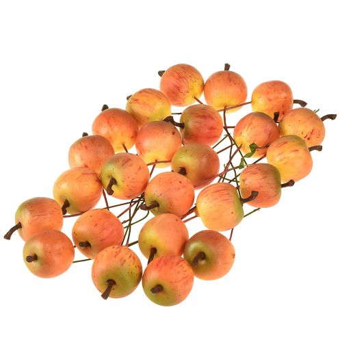 Produkt Sztuczne jabłko 3cm na drucie 24 szt