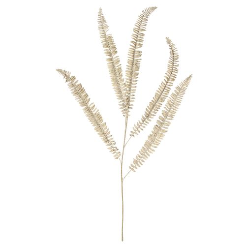 Produkt Sztuczna paproć rozgałęziona biało-kremowa sztuczne rośliny dł. 120 cm