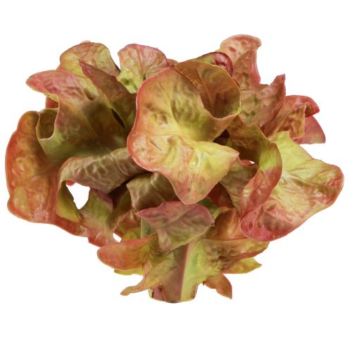 Produkt Sztuczna sałata Lollo Rosso Ozdobna główka sałaty Ø20cm