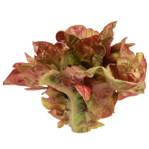 Produkt Sztuczna sałata Lollo Rosso Ozdobna główka sałaty Ø20cm