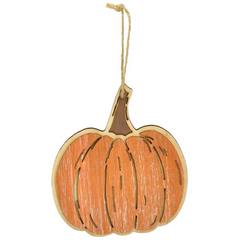 Produkt Dekoracja dyniowa do zawieszenia drewniana dekoracja jesienna 14,5x13cm 8 szt