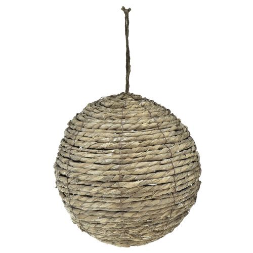 Produkt Kula do zawieszenia kula słomkowa szara myta Ø25cm