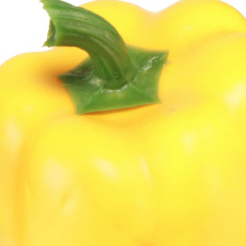Produkt Manekin spożywczy, dekoracja, warzywa, papryka, żółty, wys. 10 cm