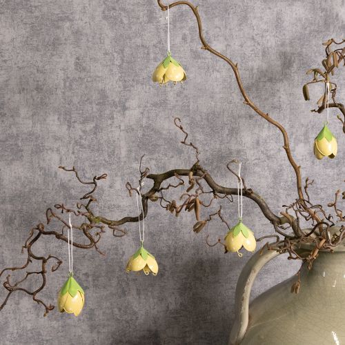 Produkt Metalowy wiszący kwiat do romantycznej dekoracji wewnątrz i na zewnątrz, 6 cm, 6 sztuk