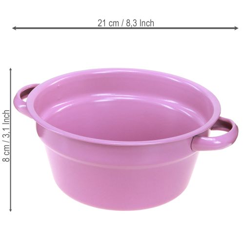 Produkt Metalowa miska dekoracyjna, 4 kolory wiosenne, Ø17cm, 4 sztuki