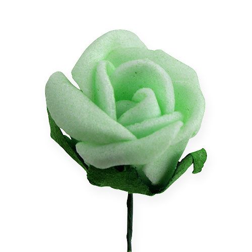 Produkt Mini Róże piankowe Ø2,5cm Zielone 72szt