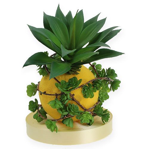 Floristik24 Kulki piankowe żółte 9cm 4szt.