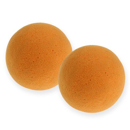 Kule piankowe w sztyfcie pomarańczowe 9cm 4szt.