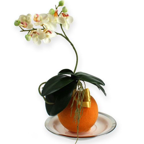 Kule piankowe w sztyfcie pomarańczowe 9cm 4szt.