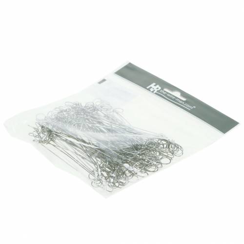 Produkt Drut do wiązania oczkowy srebrny ocynkowany 1mm x 120mm 100 szt