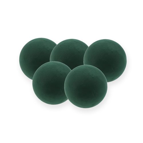 Produkt Kwiatowa kula piankowa mini ciemnozielona Ø9cm 10 szt