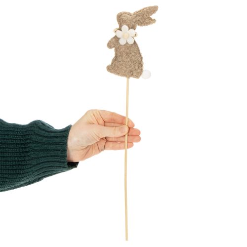 Produkt Dekoracyjna figurka w kształcie zajączka wielkanocnego, idealna do wiosennych dekoracji i sezonowych akcentów, 42 cm, 8 sztuk