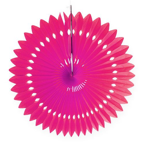 Dekoracja imprezowa Plaster miodu Papierowy Kwiat Różowy Ø40cm 4szt