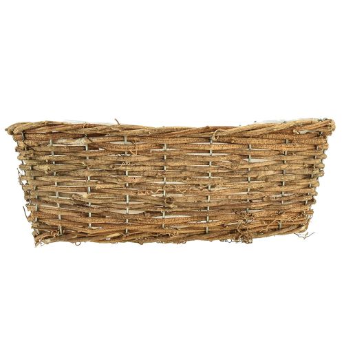 Produkt Kosz na rośliny Kosz owalny, winorośli, naturalna miska na rośliny L30cm