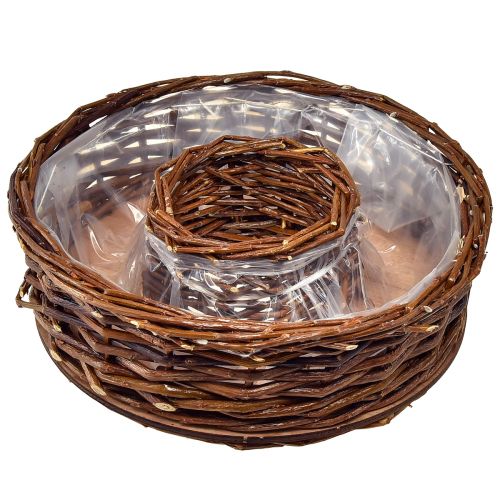 Produkt Naturalne pierścienie wierzby w dwóch rozmiarach - 32 cm i 25 cm - idealne do nakrycia stołu - zestaw 2 sztuk