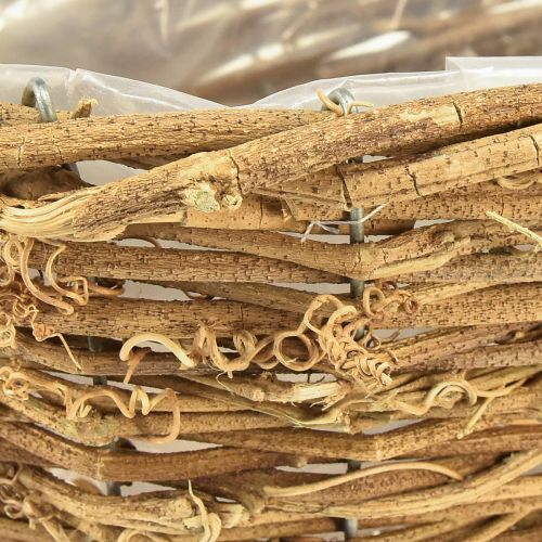 Produkt Miska na rośliny Naturalna miska na kwiaty winorośli owalna 40x19x11,5cm