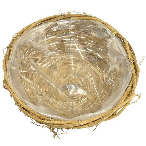 Produkt Miska na rośliny miska okrągła winorośli naturalna Ø23cm W9,5cm