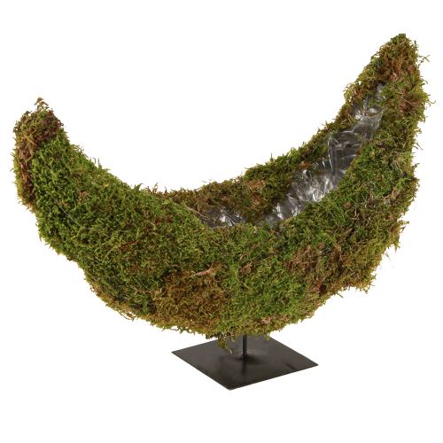 Produkt Miska na roślinę na bazie mchu, dekoracyjna półksiężyc 40×15×30cm
