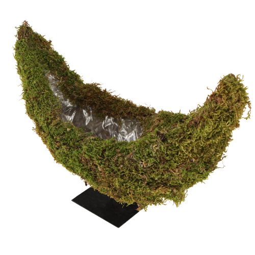 Produkt Miska na roślinę na bazie mchu, dekoracyjna półksiężyc 40×15×30cm