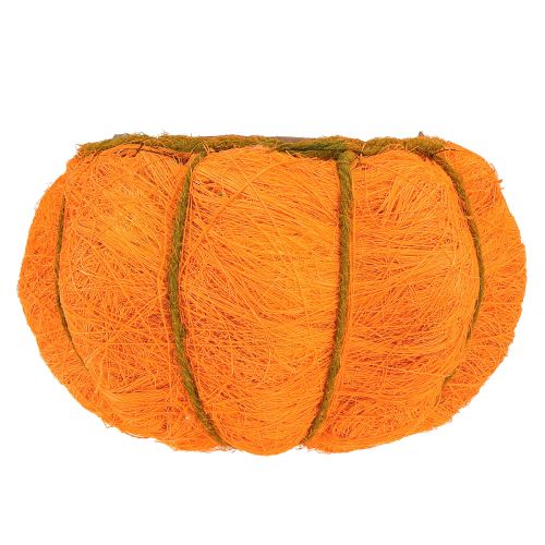 Produkt Dekoracja dyni doniczkowej pomarańczowy/żółto-zielony sizal Ø21cm W12cm