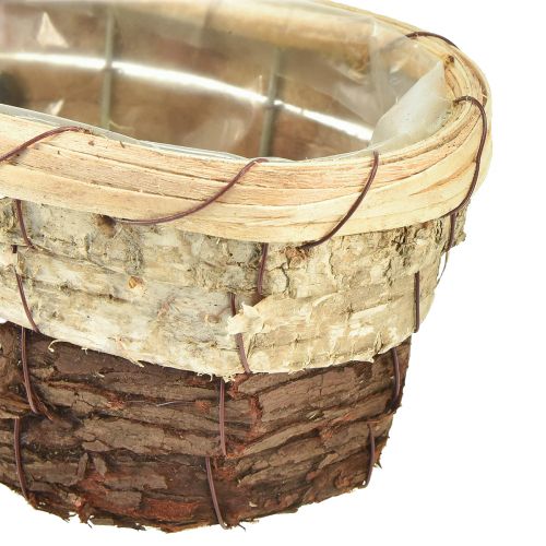 Produkt Taca na rośliny, drewno naturalne, 3 kolory, dł. 29,5/25/23 cm, 3 szt. w zestawie