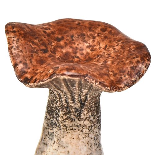Produkt Dekoracyjne figurki grzybów inspirowane naturą - różne odcienie brązu, 6,4 cm - urocze akcenty do ogrodu i domu, opakowanie 3 szt.