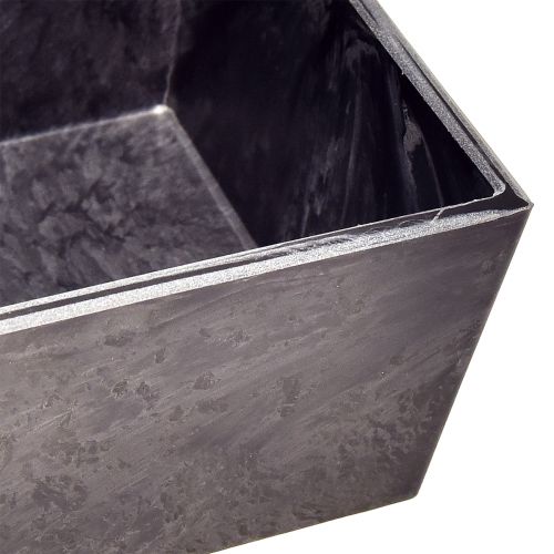 Floristik24 Wszechstronna szara plastikowa taca do sadzenia – prostokątna, 37 cm – idealna do ogrodnictwa wewnątrz i na zewnątrz – opakowanie 4 szt.
