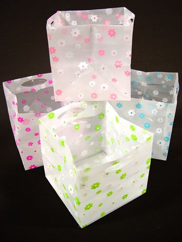 Floristik24 Woreczek foliowy 12x12cm 12szt asortyment