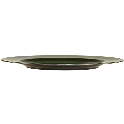 Produkt Eleganckie, ciemnozielone talerzyki plastikowe 28 cm 4szt