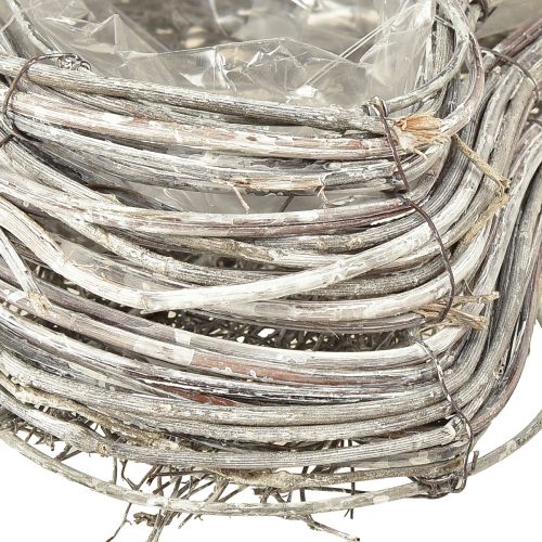 Produkt Rattanowe serce roślinne serce rattanowe pnącza naturalne białe 20x24cm