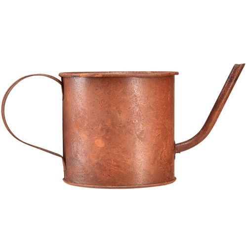 Produkt Rdzawa dekoracyjna konewka mini doniczka metalowa Ø10cm W9cm