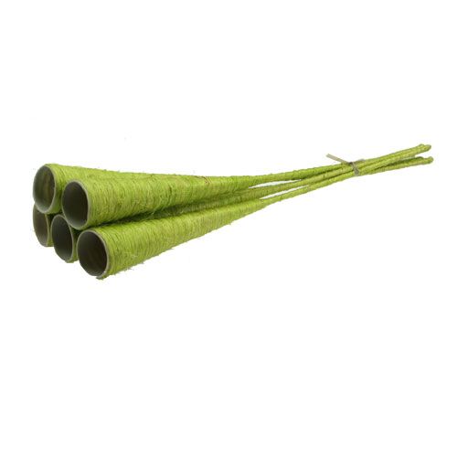 Floristik24 Worek sizalowy jasnozielony Ø4,5cm L60cm 5szt.
