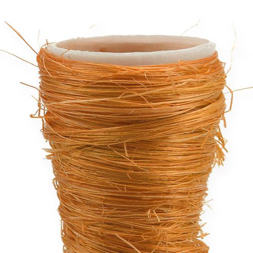 Floristik24 Wazon spiczasty sizal pomarańczowy Ø4,5cm dł.60cm 5szt