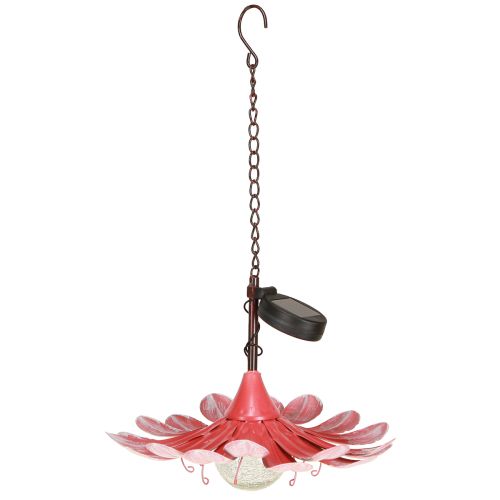 Produkt Solarna lampa ogrodowa LED Flower Garden LED Metal Pink Ø30cm