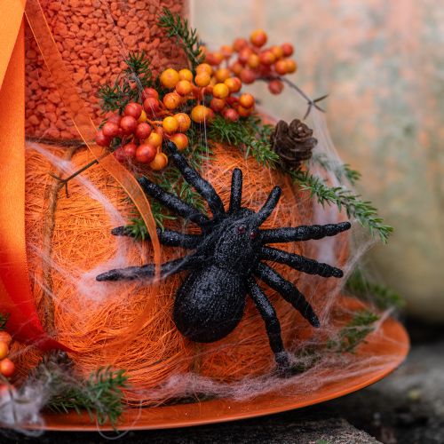 Produkt Figurki pająków, nietoperzy czarne 10cm, 14cm 3 sztuki