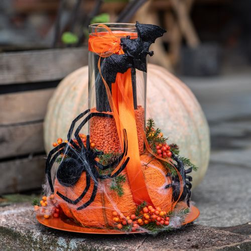 Produkt Figurki pająków, nietoperzy czarne 10cm, 14cm 3 sztuki