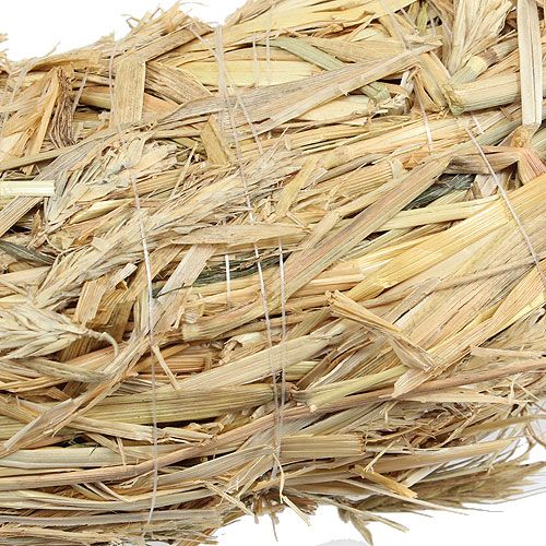 Floristik24 Wianek słomiany krążki słomkowe 50/10cm