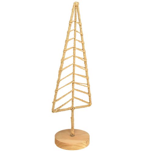 Produkt Stojak na ozdoby choinkowe metal drewno naturalne wys. 39cm 2szt
