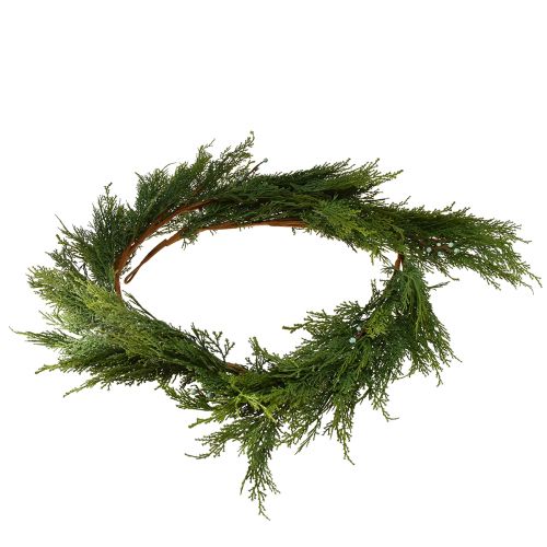 Produkt Girlanda jodłowa Tuja z owocami, wieszak dekoracyjny zielony L175cm