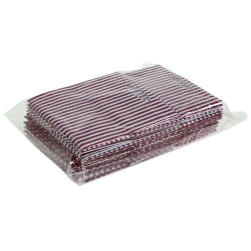 Floristik24 Torba plastikowa bordowa dupa. 12cm x 12cm 12szt.