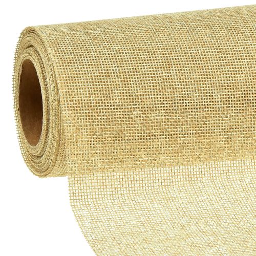 Produkt Naturalny bieżnik z juty, tkanina dekoracyjna 29×450cm - Elegancki bieżnik do świątecznej dekoracji