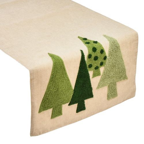 Produkt Bieżnik świąteczny jodły zielony 140x41,5cm