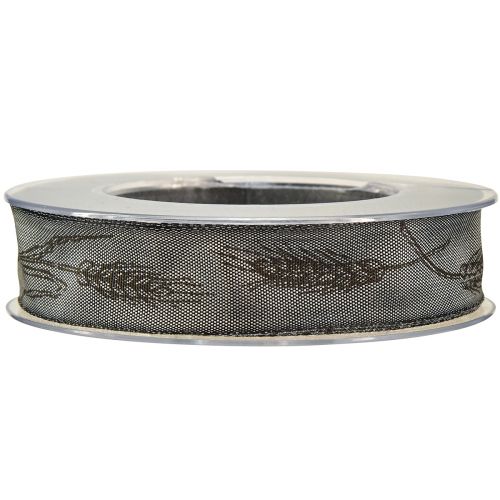 Produkt Wstążka żałobna ozdobna wstążka srebrno-czarna z uszami W40mm D25m