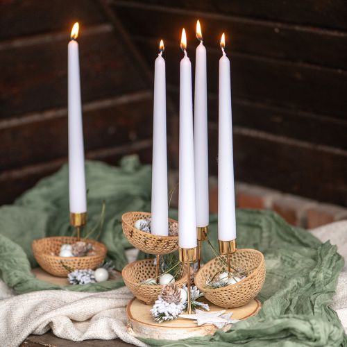 Kubek Dzwonek Suszony Naturalny Dekoracja Żałobna 8,5-11cm 10 szt